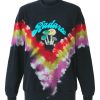 Best Tie Dye Mushroom Print Radarte Sweatshirt Sweatshirts