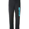 Online Bubble Font Logo Black Sweatpant Bottoms