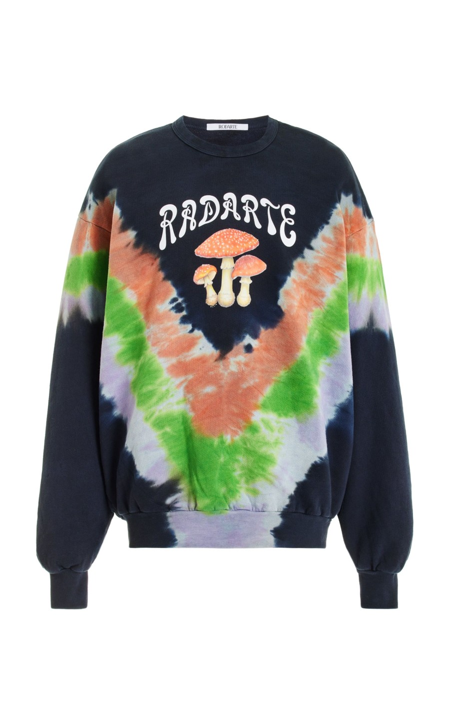 Clearance Tie Dye Mushroom Print Radarte Sweatshirt Sweatshirts