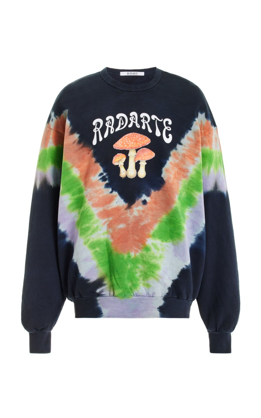 New Tie Dye Mushroom Print Radarte Sweatshirt Tie-Dye