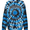 Clearance Long Sleeve Tie Dye Radarte Oversize Shirt Tie-Dye