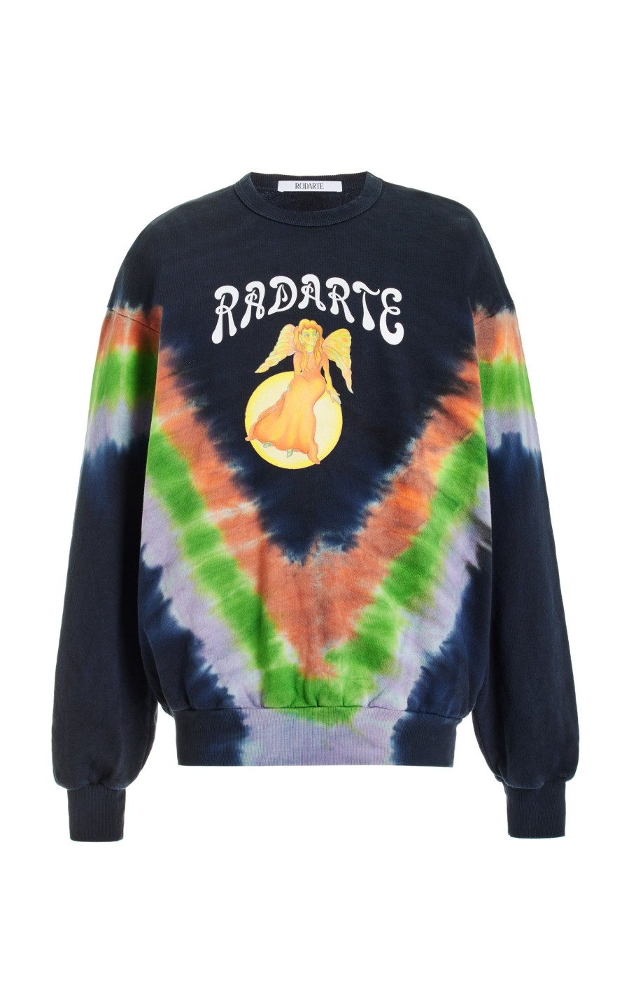 Wholesale Tie Dye Fairy Print Radarte Sweatshirt Tie-Dye