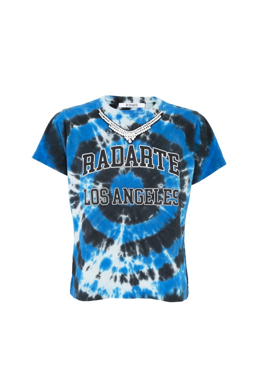 Hot Radarte Logo Tie Dye T-Shirt With Rhinestone Detail Tie-Dye