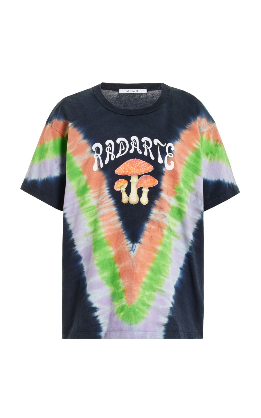 Wholesale Tie Dye Mushroom Print Radarte T-Shirt Tie-Dye