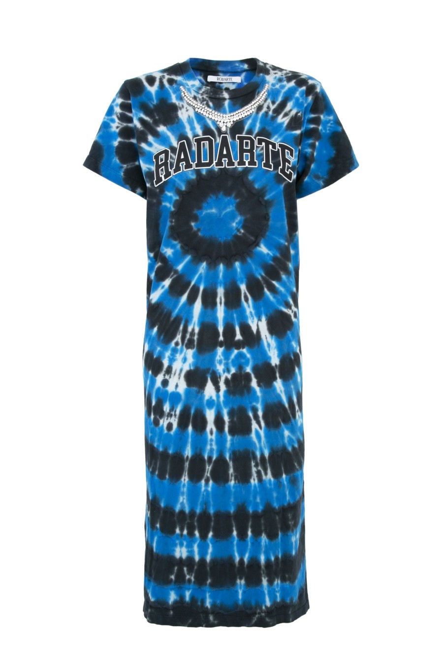 Best Tie Dye Radarte T-Shirt Dress With Rhinestone Detail Tie-Dye