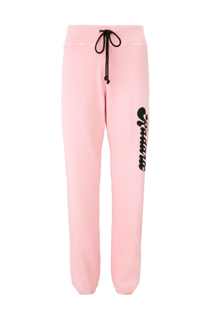 Best Bubble Font Logo Pink Sweatpant Bottoms