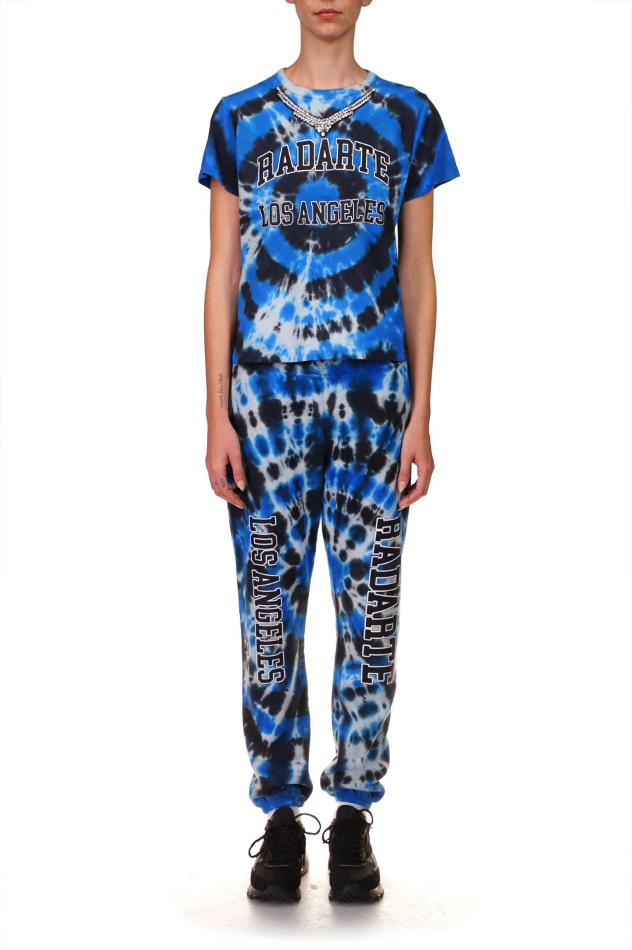 Online Radarte Tie Dye Logo Sweatpant Bottoms