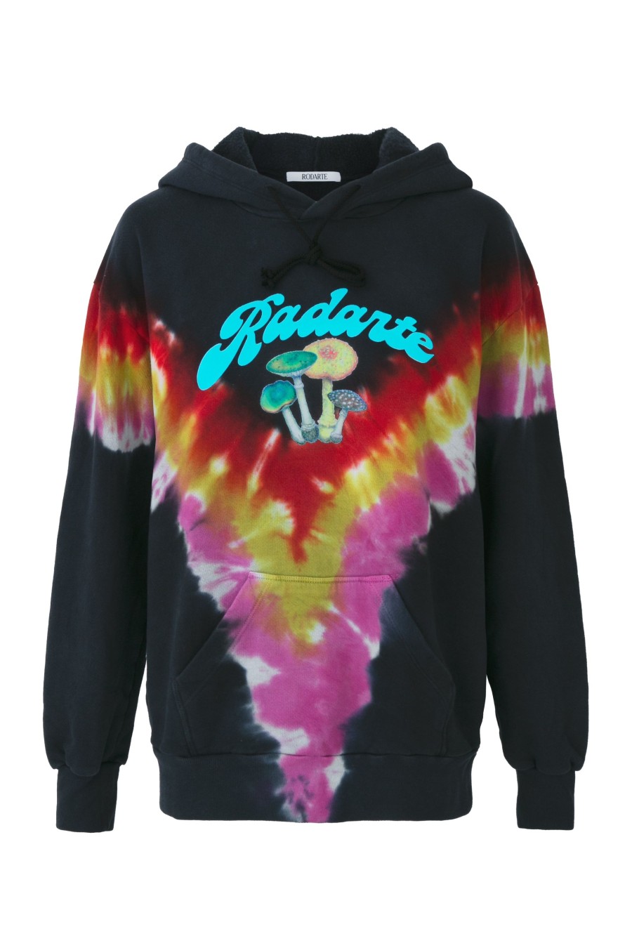 Online Tie Dye Mushroom Print Radarte Hoodie Tie-Dye