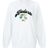 Wholesale White Mushroom Print Radarte Sweatshirt Sweatshirts